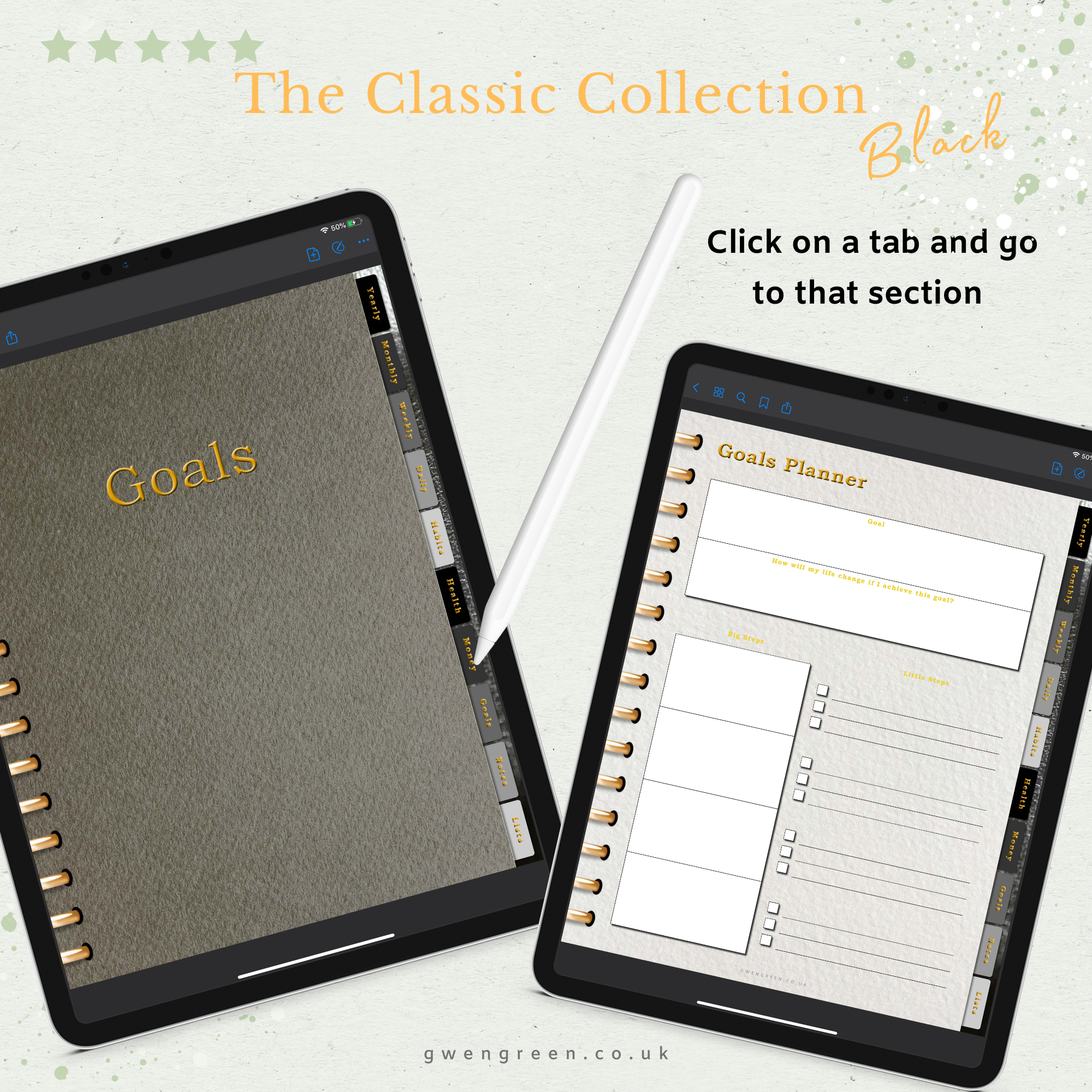 DIGITAL: Classic Collection Planners - Black - Image 3