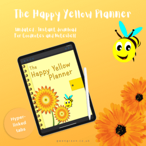 Happy Yellow Planner cover