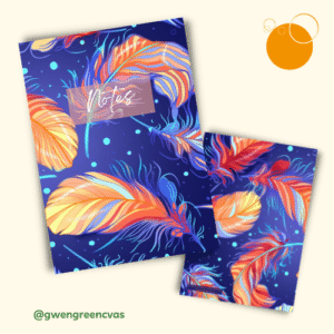PAPERBACK: Magical feathers notebook