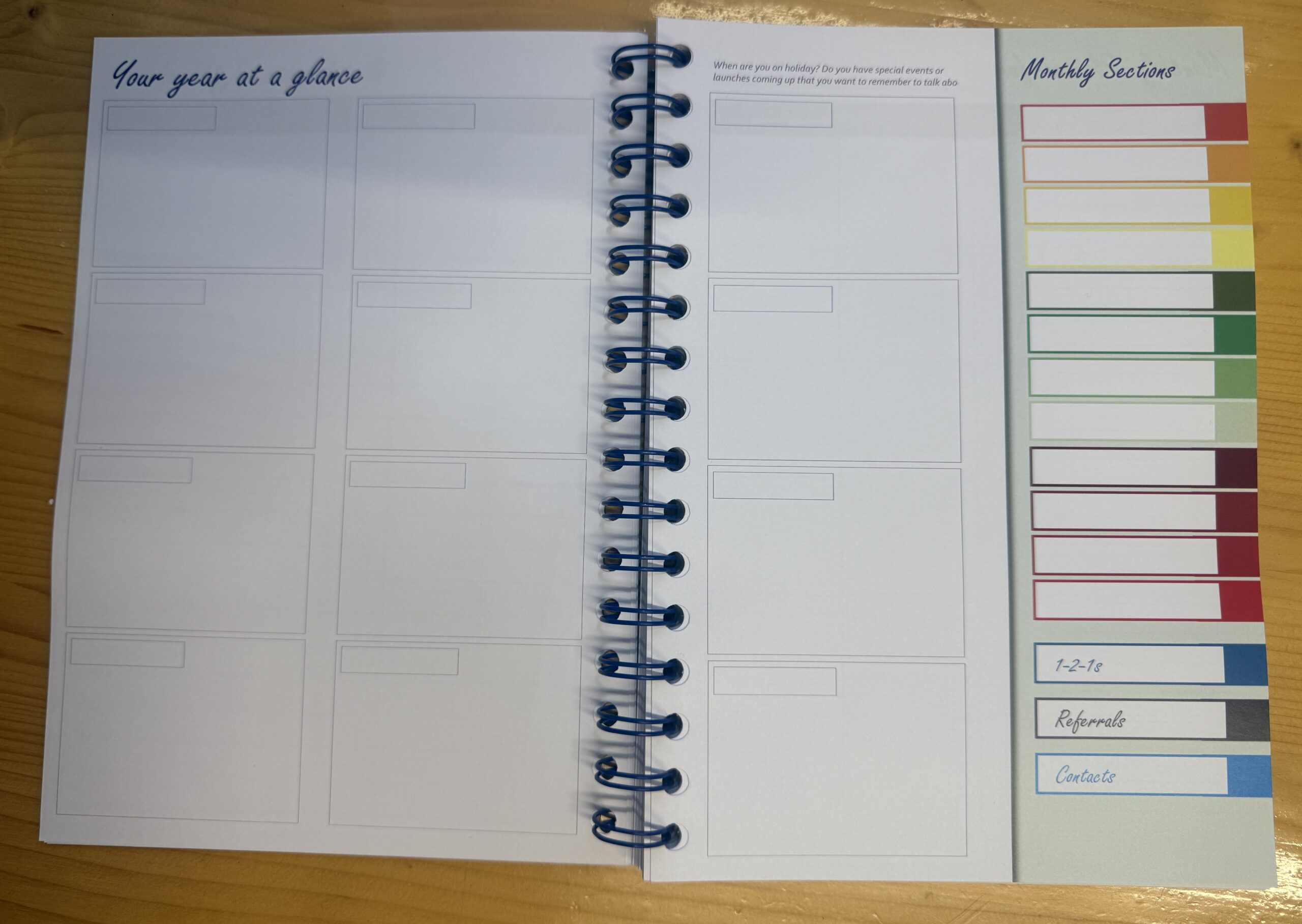 PLANNERS: The Business Networking Planner A5 wire bound - Image 2