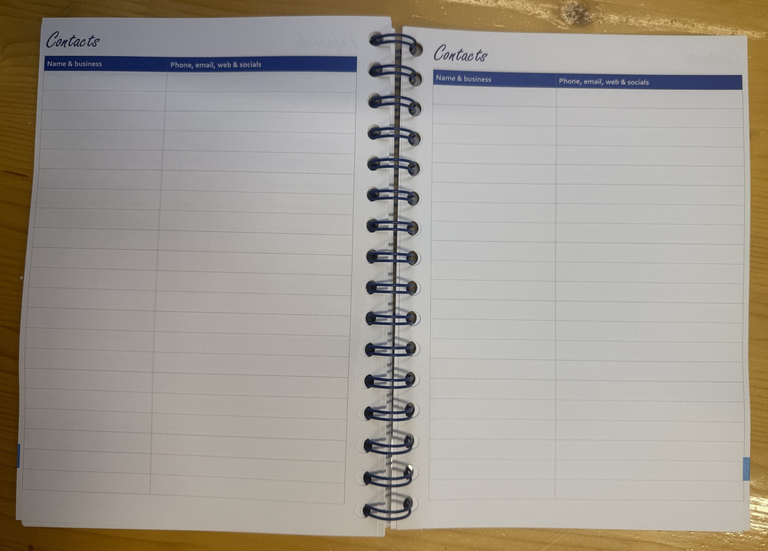PLANNERS: The Business Networking Planner A5 wire bound - Image 6