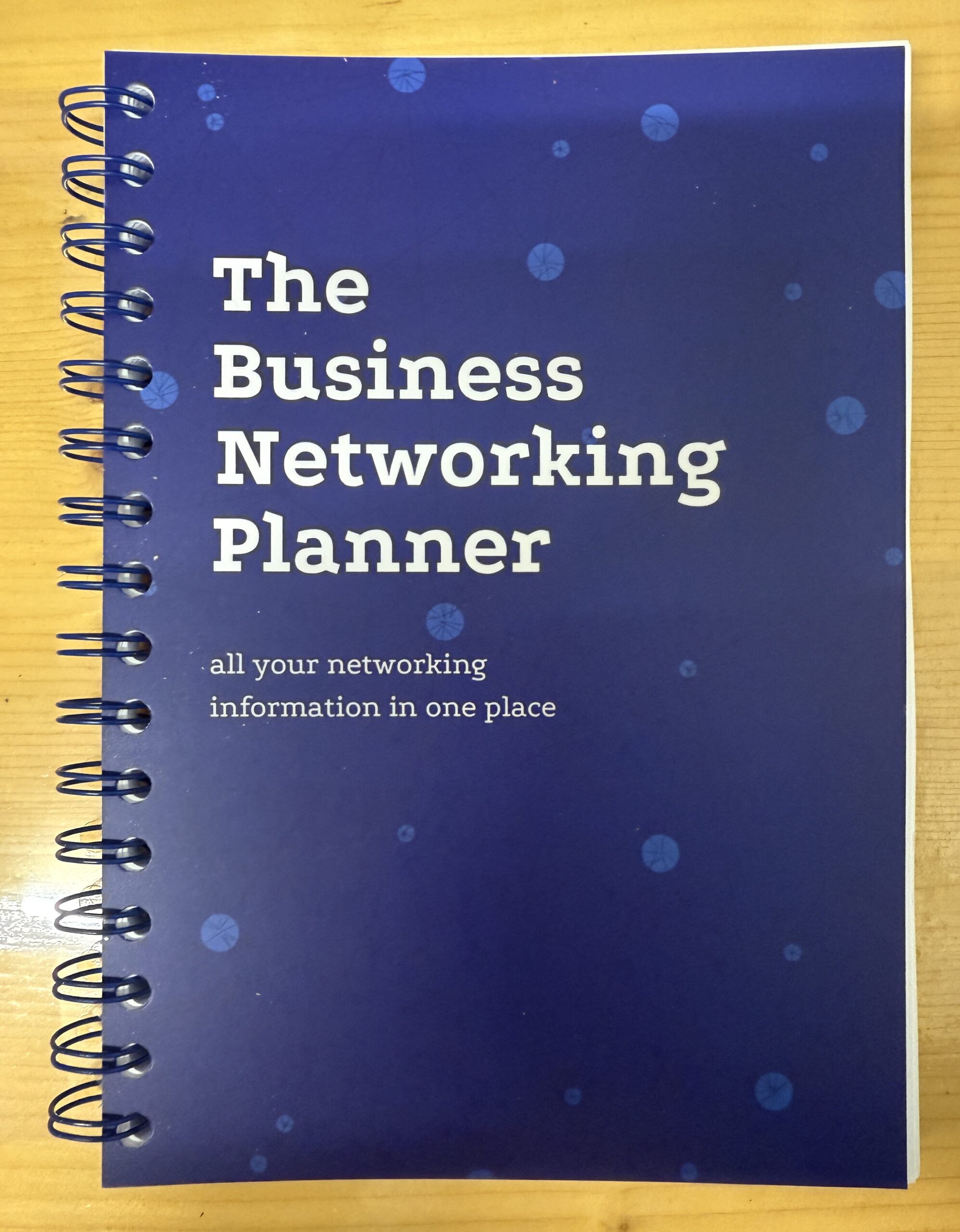 PLANNERS: The Business Networking Planner A5 wire bound - Image 7